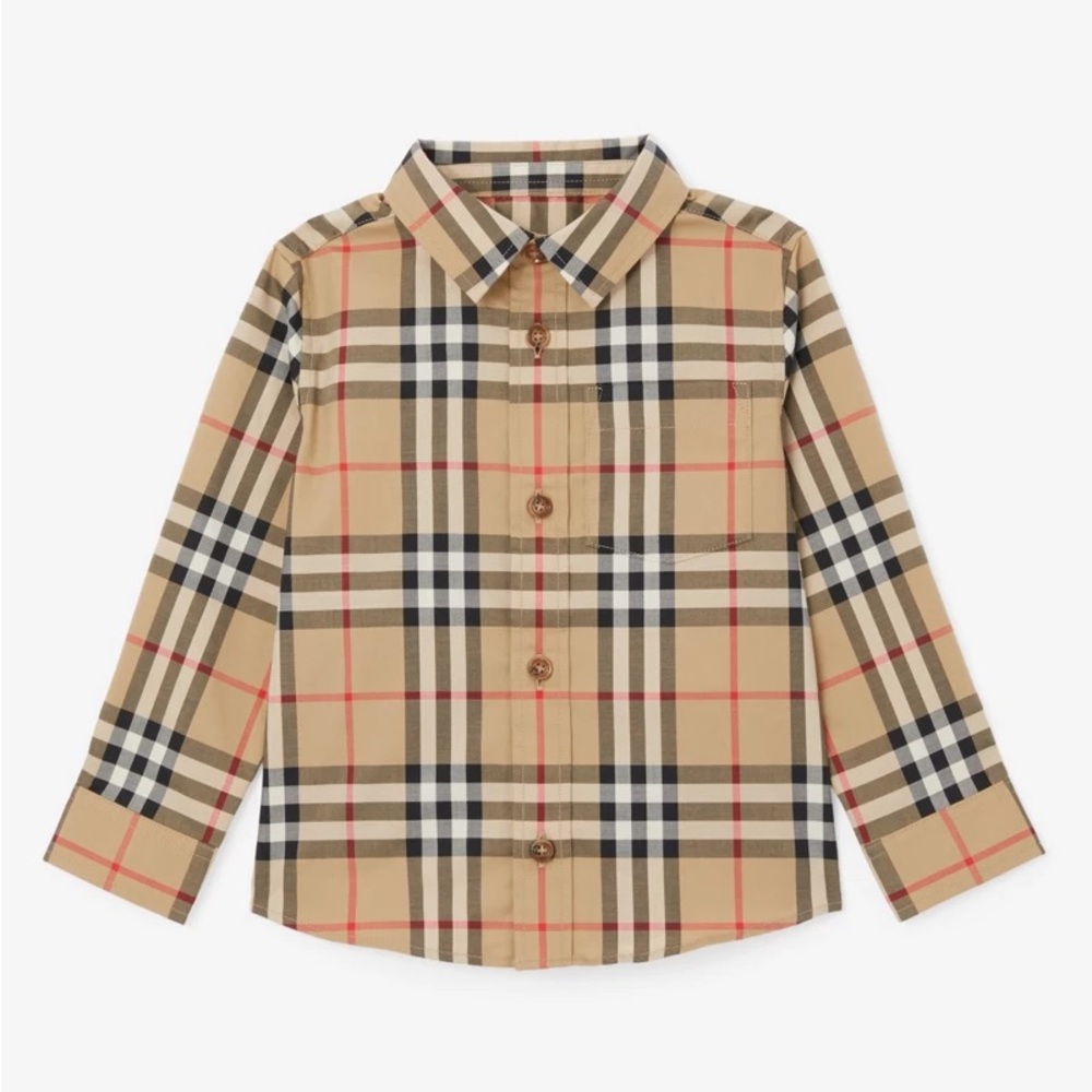 Like New Burberry Button Down Baby 6M
